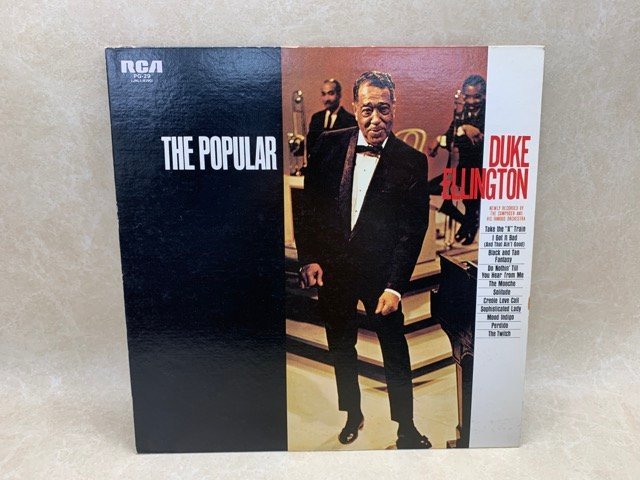 中古LP見本盤　ザ・ポピュラー・デューク・エリントン　PG-29　白ラベル　CIE886_画像1