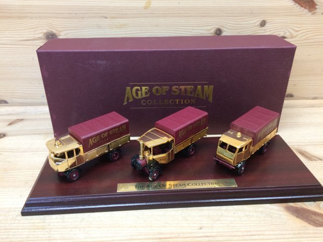 新品本物 LLEDO 3台セット/22金 COLLECTION STEAM OF ミニカー/AGE 乗用車