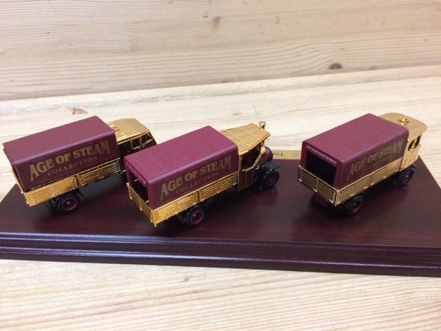 【スーパーセール】 OF ミニカー/AGE LLEDO STEAM 3台セット/22金 COLLECTION 乗用車