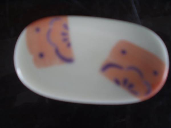  Arita * wave . see *. hand ceramic art author * hand .. chopsticks put *.. kiln purple plum chopstick rest 1 piece 