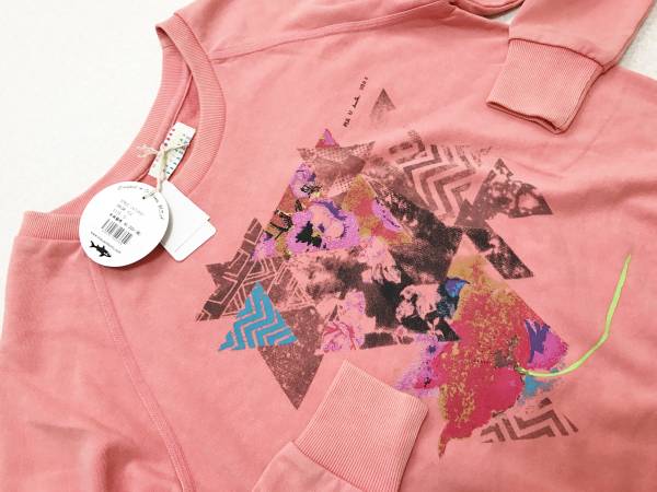 *mau Ian do sun z/MAUI&SONS* easy do Le Mans /s.to shirt / sweatshirt : pink S