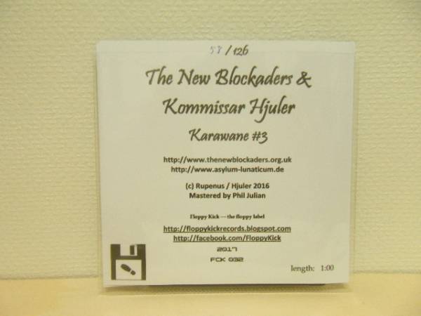 【ノイズ/ハーシュ】THE NEW BLOCKADERS&KOMMISSAR HJULER：KARAWANE#3” FLOPPY DISK/FLUXUS/MERZBOW/THE NEW MOVEMENT/ラスト・ストック_画像3