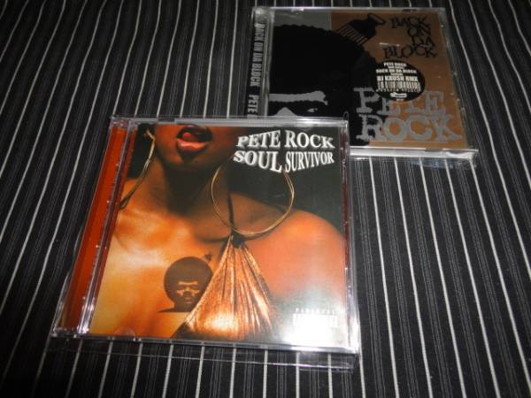PETE ROCK『SOUL SURVIVOR』+『BACK ON DA BLOCK』2枚 (DJ KRUSH_画像1