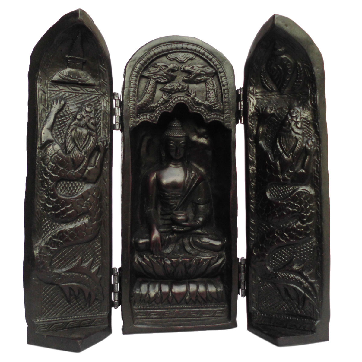 ■☆アジアン雑貨　ネパール仏像 釈迦如来像（BOX-4）