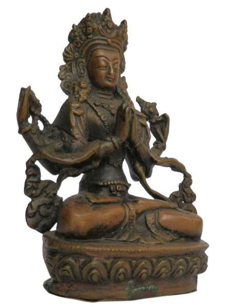 ■☆アジアン雑貨　ネパール仏像　真鍮製チャングラ・レーシー（BS-31）_画像3