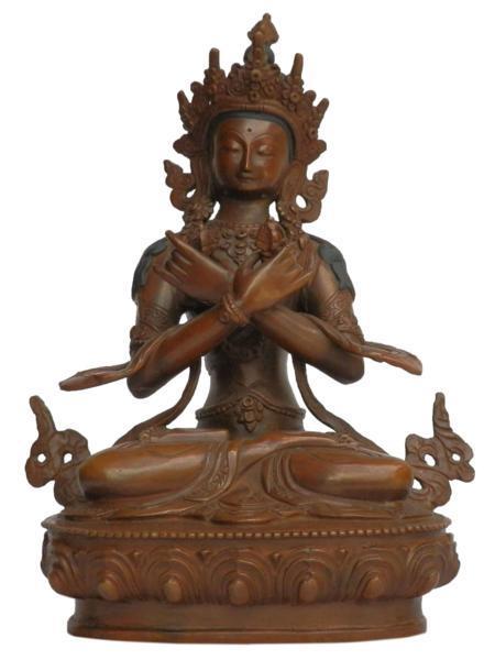割引クーポン ■☆アジアン雑貨　ネパール仏像　銅製　ヴァジュラダラ （BS-36） 仏像