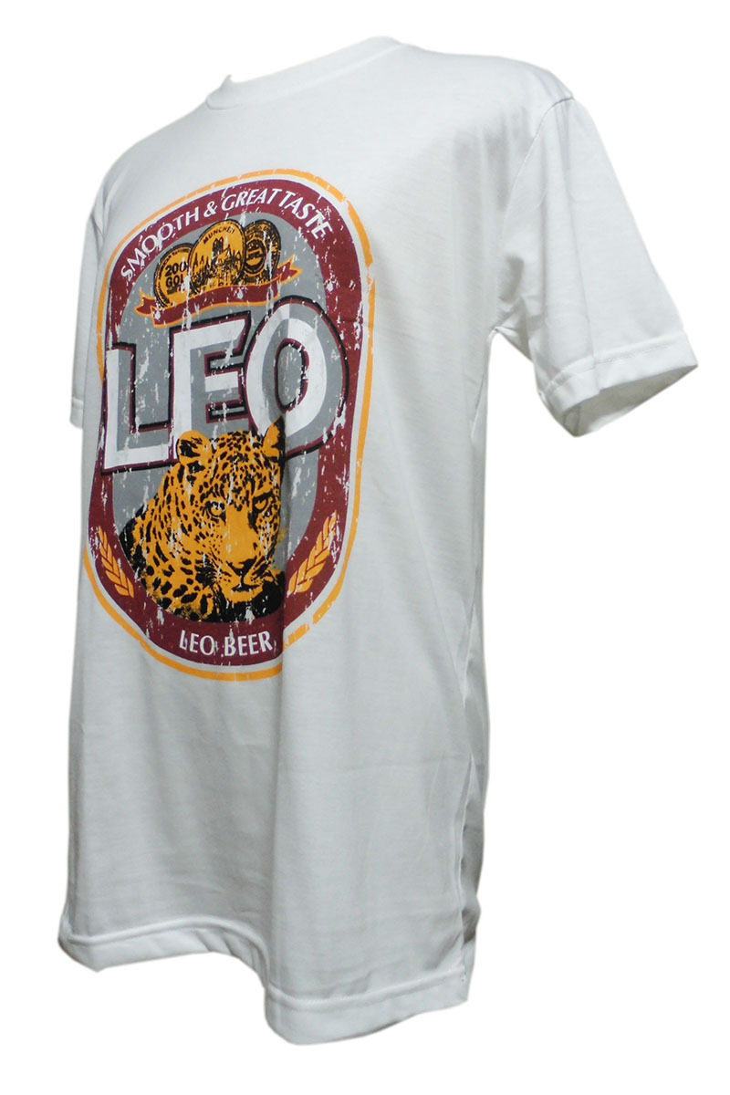 ■☆アジアン衣料　コットン・タイTシャツ(LEO　BEER)　Lサイズ（OT-20-L）_画像2