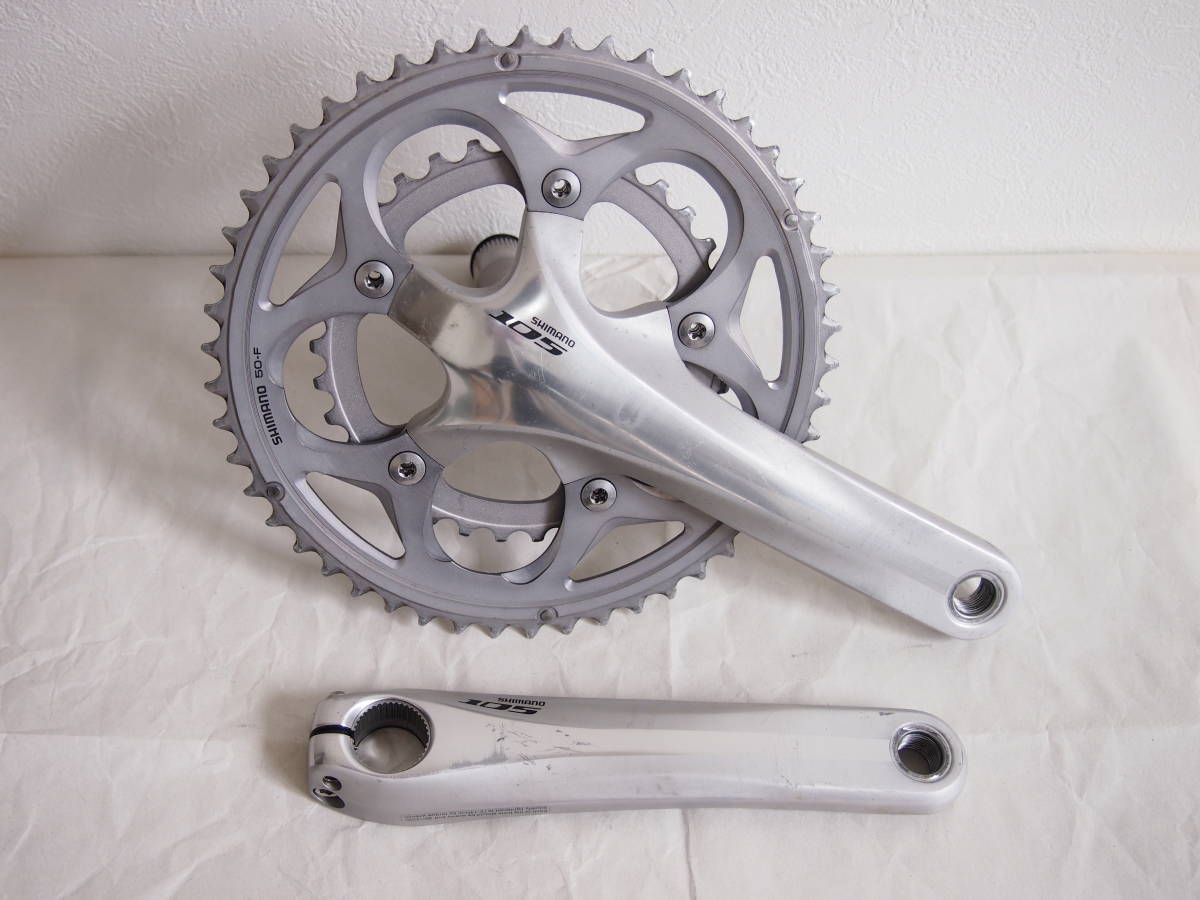 105 5700 シルバー 2X10速コンポセット Yahoo!オークション - シマノ SHIMANO 105 5700 10速 コンポ
