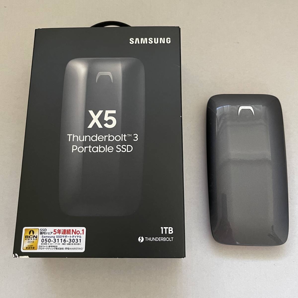 Samsung X5 1TB ／ Thunderbolt3 ／ MU-PB1TOB cri2.jp