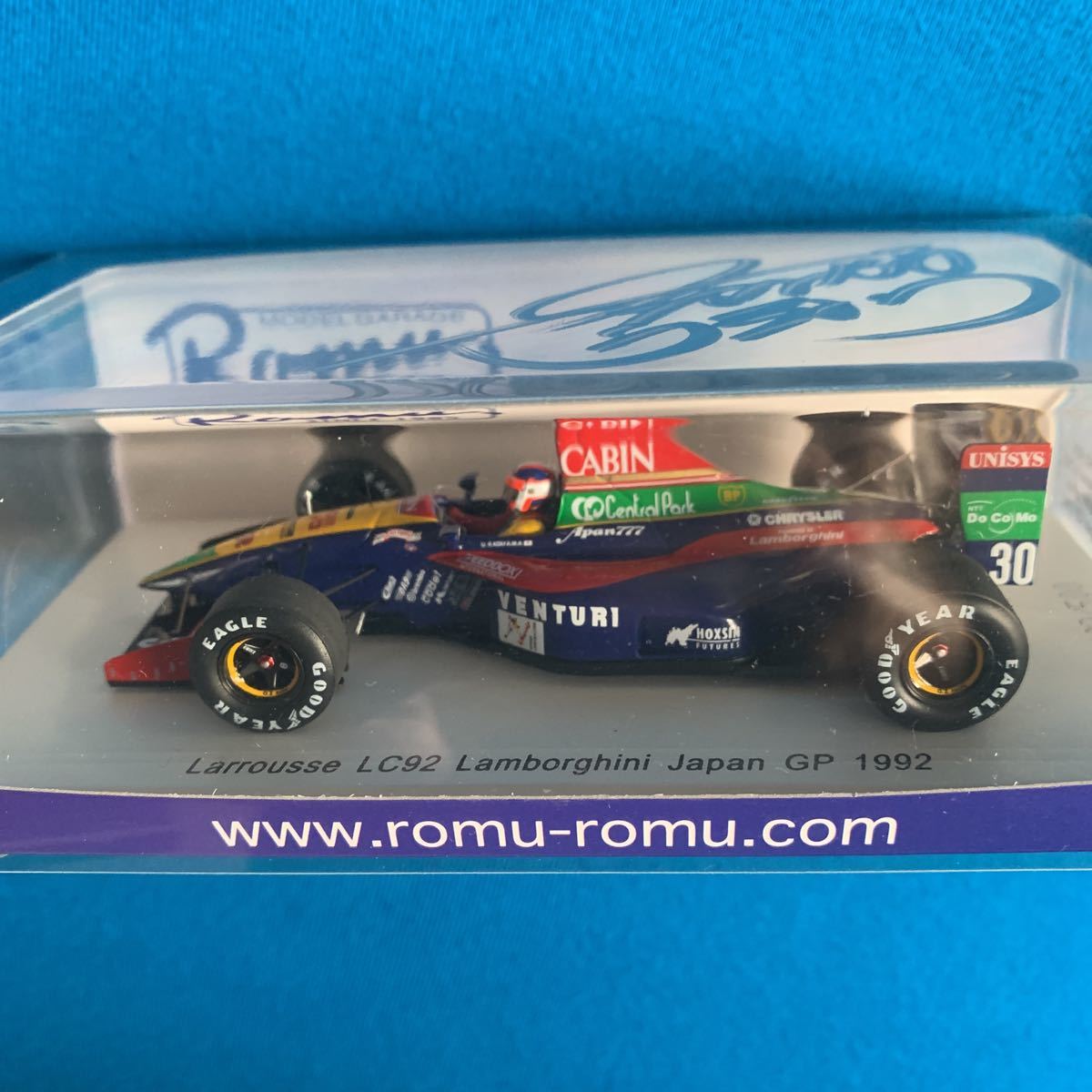 直筆サイン入り ロム スパーク 1/43 ラルース LC92 ランボルギーニ