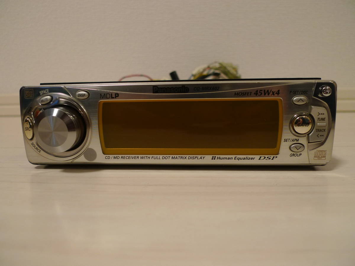 春先取りの Panasonic 1DINタイプのCD/MDLP CQ-MRX602D パナソニック