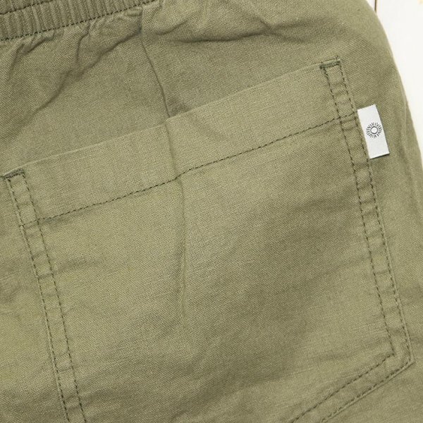 【送料無料】ショーツ ハーフパンツ リネン Rhythm リズム CLASSIC LINEN JAM CL21M-JA11　OLI 30インチ_画像6