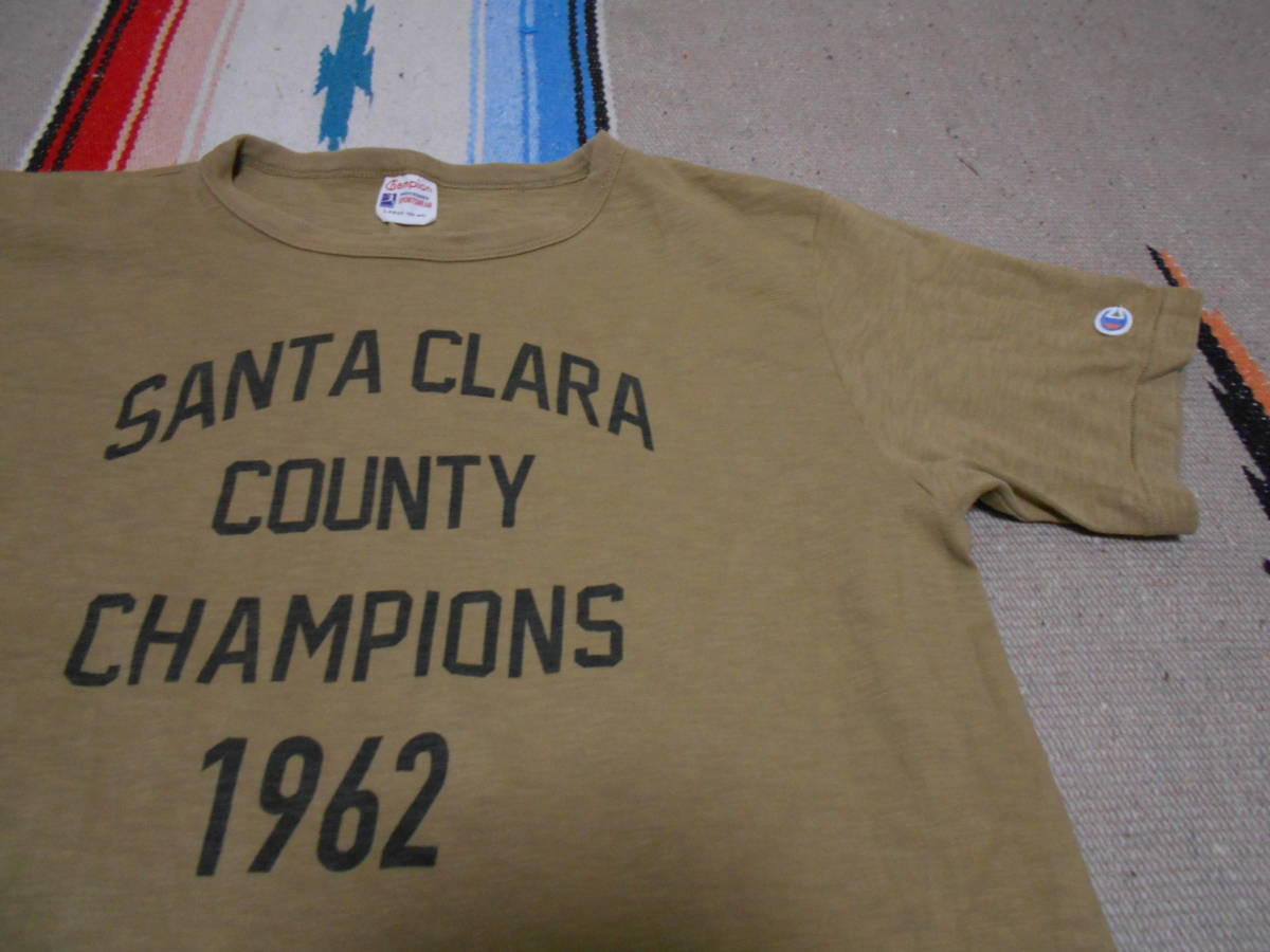 １９６２S CHAMPION PRODUCTS SANTA CLARA COUNTY チャンピオン ランタグ ランナーズタグ フットボール アメフト FOOTBALL BMX SKATEBOARD