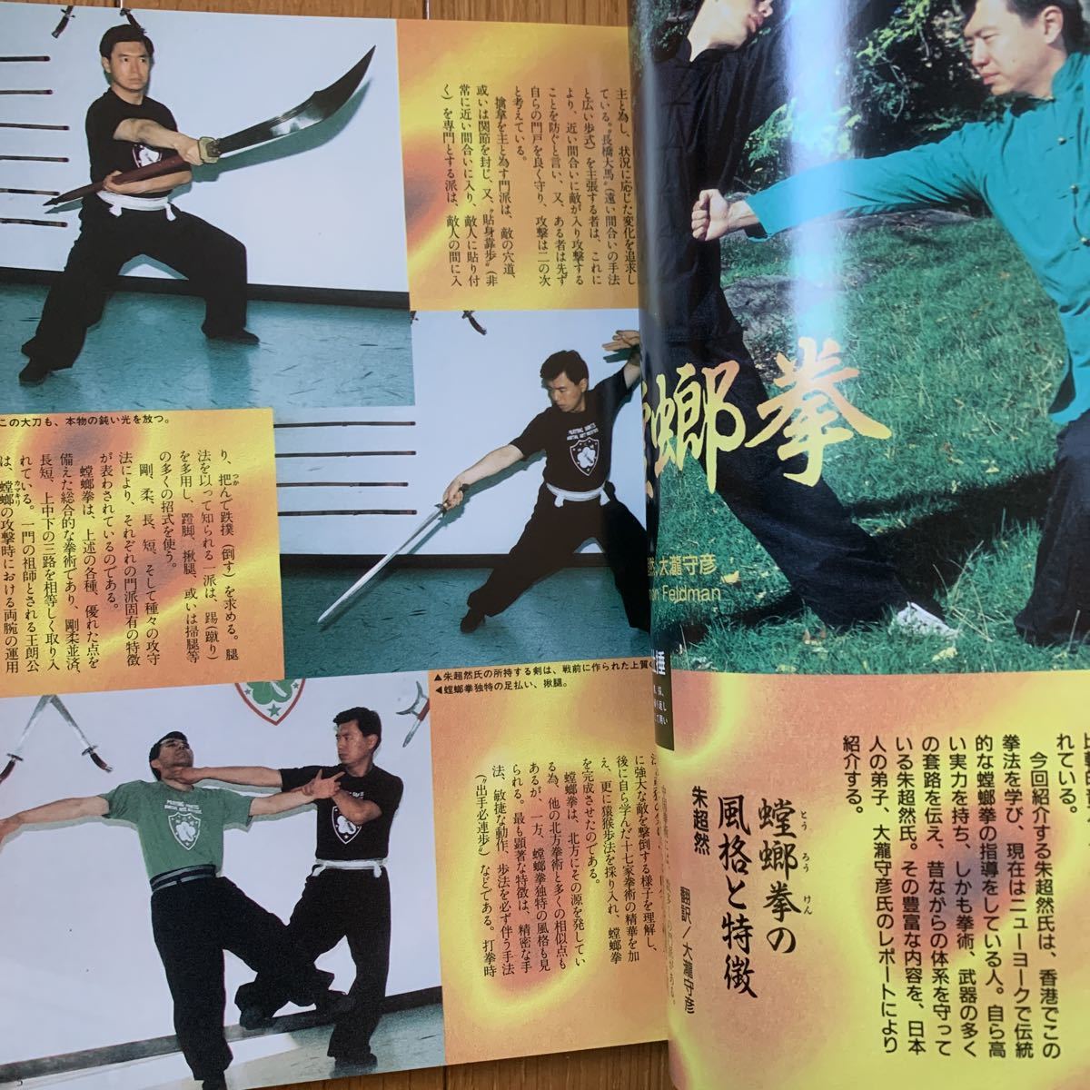 雅虎代拍-- 【中国武術】武術（うーしゅう）1994年夏号螳螂拳、尚氏形意拳，心意六合拳、金鷹拳、陳氏太極拳