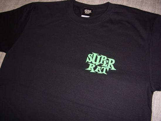 JB即決★　SUPER RAT　スーパーラット Tシャツ JIM PHILLIPS ジムフィリップス 黒x緑 Sサイズ　新品　PPS_画像3