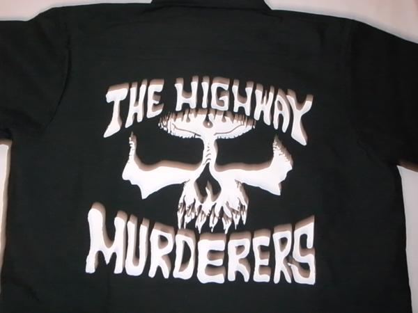 JB即決　ジョニービー別注！　新品　THE HIGHWAY　MURDERERS　ハイウェイマーダース　ワークシャツ　黒　Mサイズ　新品_画像4