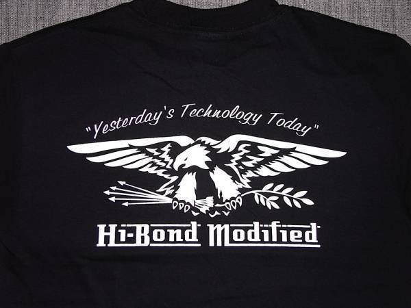 JB即決　限定！HI-BOND MODIFIED　ハイボンド　ワイド イーグル Tシャツ 黒x白　Sサイズ　新品 JASON JESSEE ジェイソンジェシー_画像3