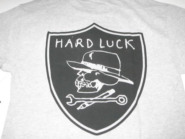 JB即決★ HARDLUCK　ハードラック HARDSIX　エンブレム ロゴ Tシャツ ヘザーグレー 灰 XLサイズ　新品_画像6