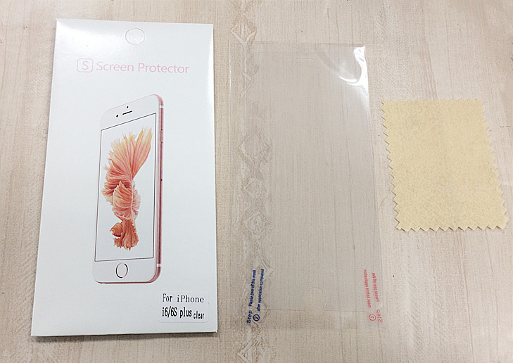 【激安・お得Film】液晶保護フィルム iPhone6Plus / 6sPlus 5.5インチ用 ソフト透明タイプ　ScreenProtector-film_画像3