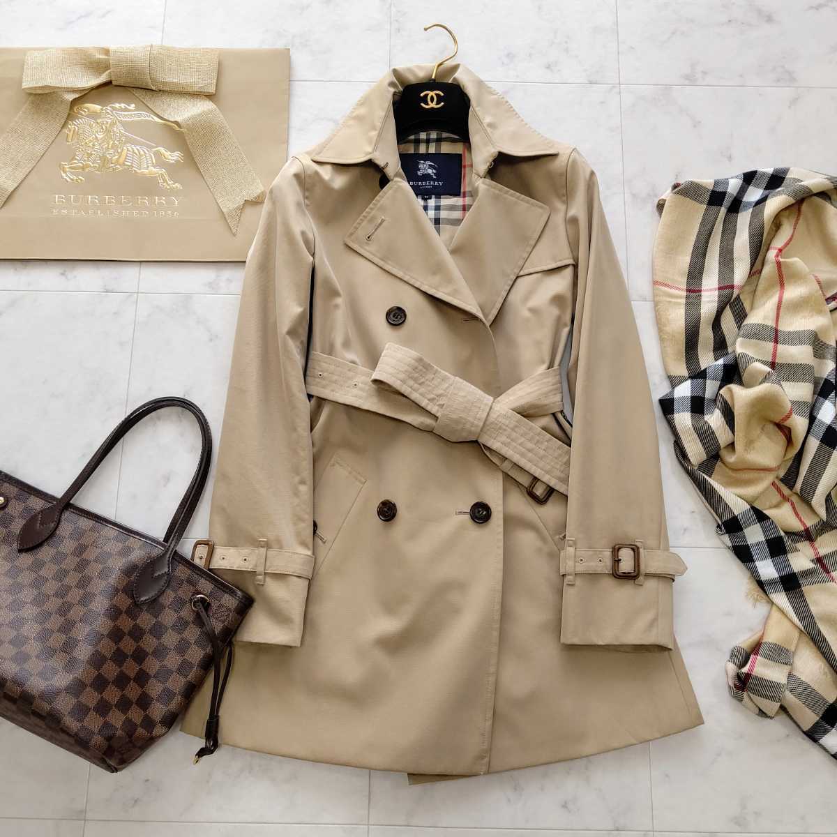 BURBERRY LONDON スプリングトレンチコート 36-