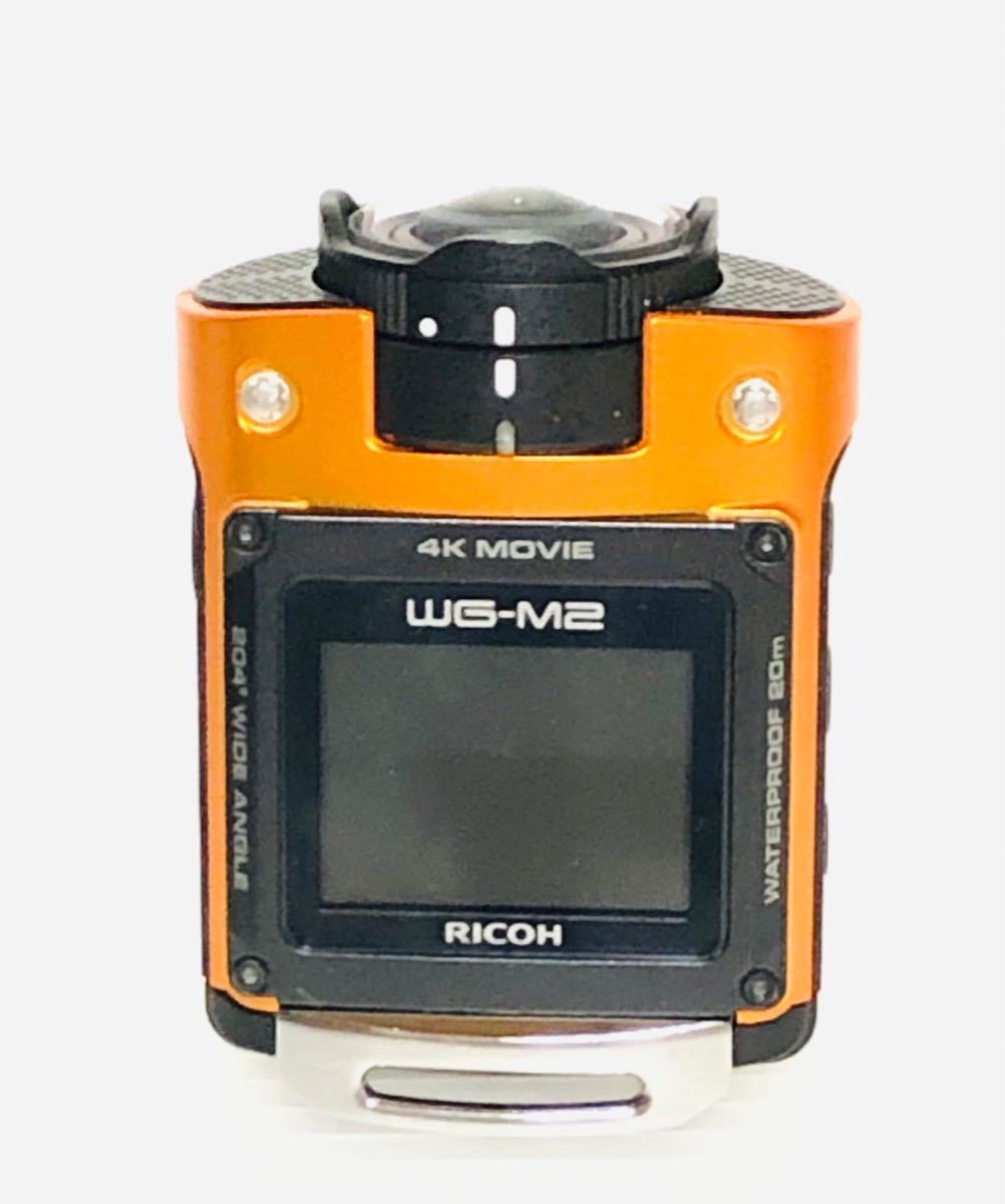 RICOH リコー デジタルカメラ アクションカメラ オレンジ WG-M2