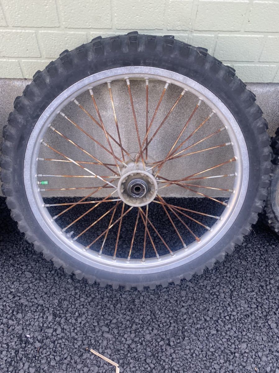 KLX250 Dトラッカー フロントホイール リアホイール 前後セット