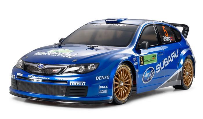 【送料無料】タミヤ　スバル インプレッサ　WRC 2008スペアボディ未使用品　1/10 RC