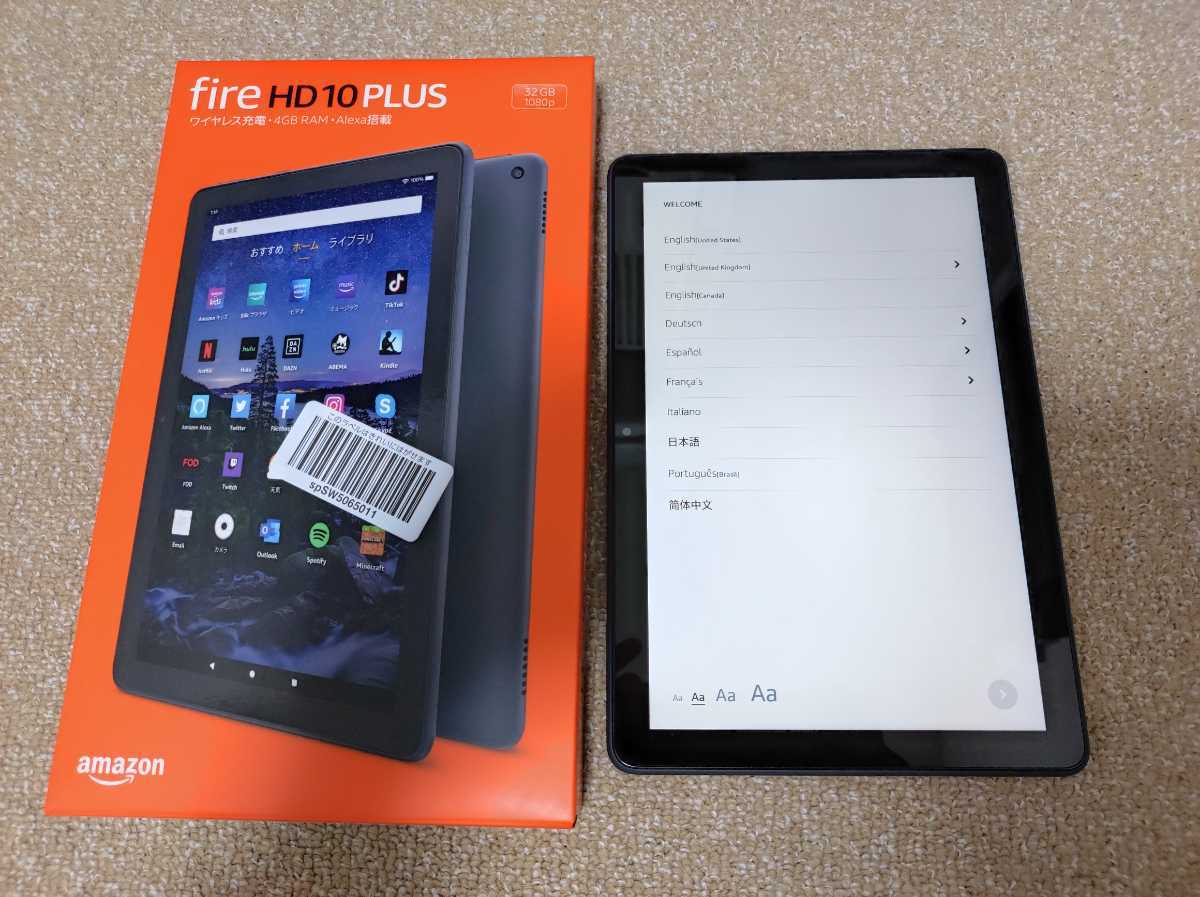 Amazon Fire HD 10 PLUS 32GB 第11世代 2021モデル 美品 専用カバー