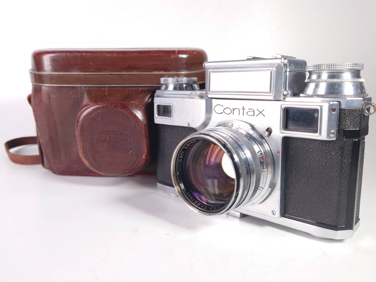 1スタ Contax III + Carl Zeiss Sonnar 50mm F1.5 コンタックス レンジ
