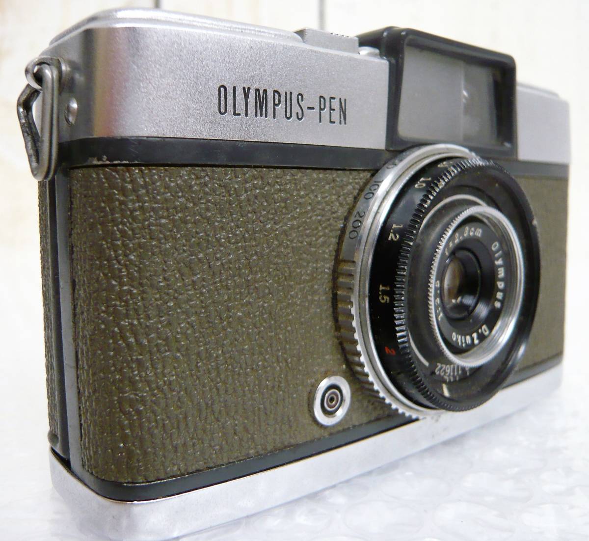 【爆売り！】 RETRO 当時物 昭和レトロ CAMERA frame half F3.5/2.8cm D.ZUIKO PEN ペン 初代 ハーフサイズ カメラ フィルム オリンパス OLYMPUS コンパクトカメラ