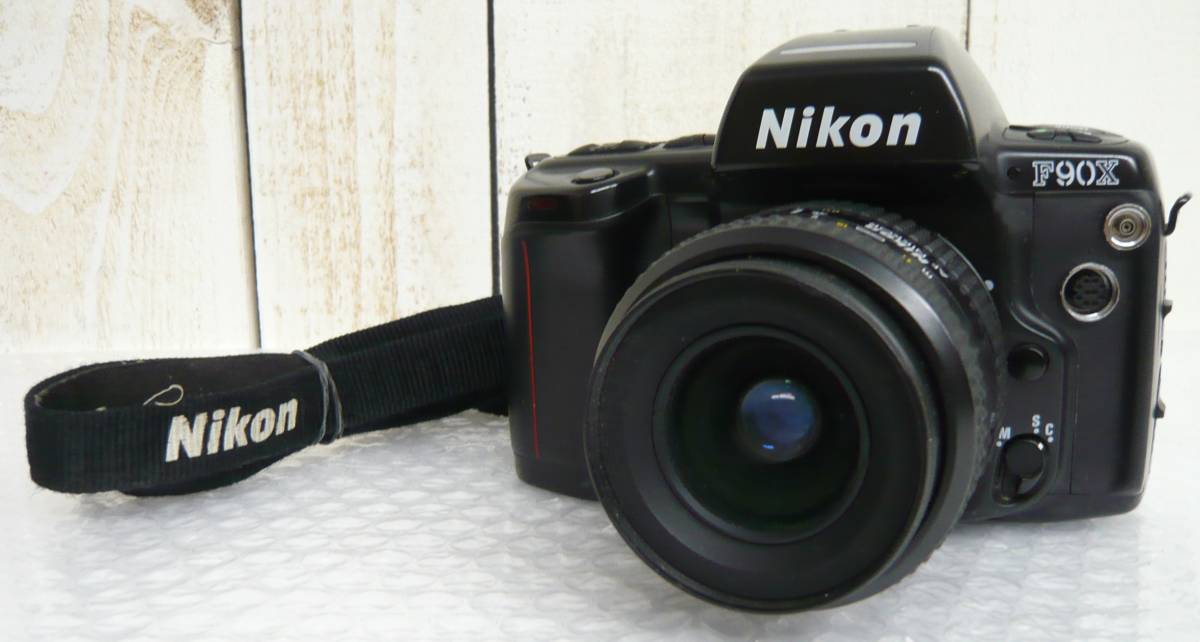 ＊昭和レトロ 当時物 RETRO CAMERA＊NIKON ニコン 日本光学＊フィルム カメラ オートフォーカス一眼レフ＊F90X＊AF NIKKOR F4-5.6D 35-80mm_画像2