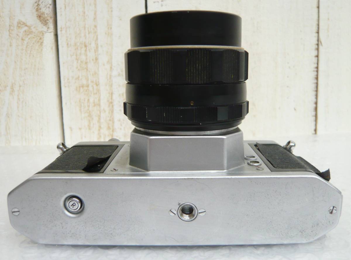 昭和レトロ 当時物 RETRO CAMERA PENTAX ペンタックス 旭光学 フィルムカメラ 一眼レフ SV フィルタ付 Super-Takumar F1.8/55mm M42_画像7