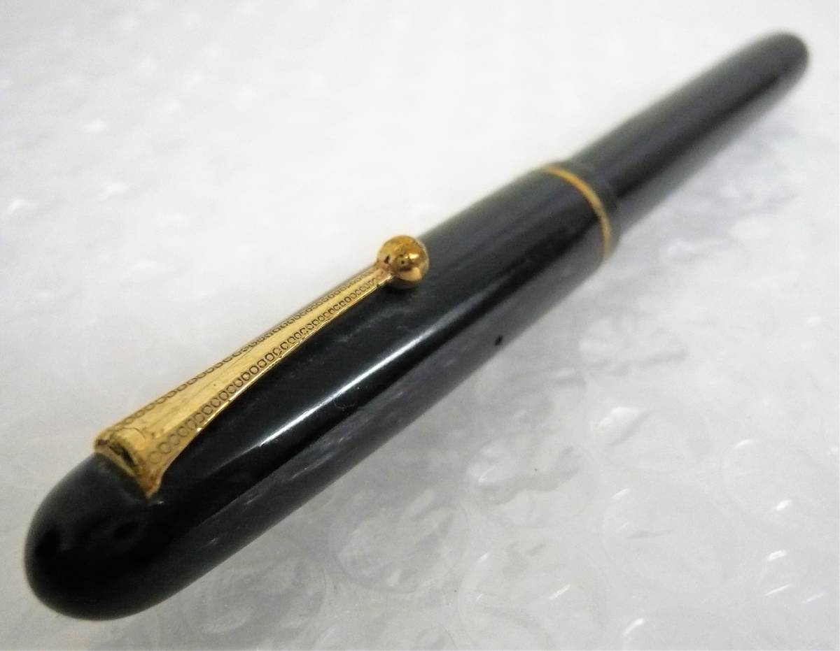 昭和レトロ 当時物「パイロット万年筆 WARRANTED PILOT 14K 吸引 昭和レトロ 当時物「パイロット万年筆 WARRANTED PILOT 14K 吸引
