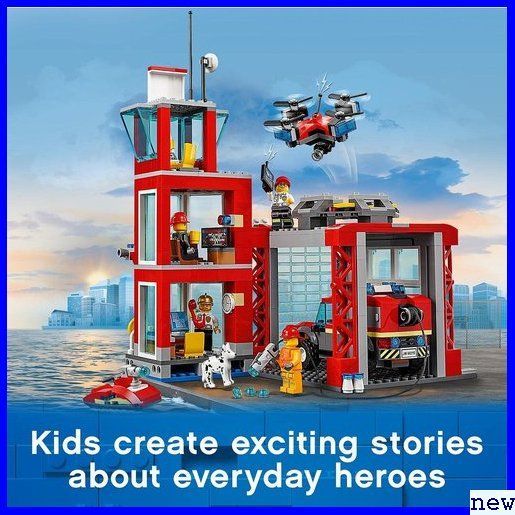 新品送料無料◎ レゴ 車 男の子 おもちゃ ブロック 60215 消防署 シティ LEGO 749_画像10