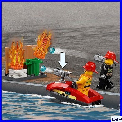 新品送料無料◎ レゴ 車 男の子 おもちゃ ブロック 60215 消防署 シティ LEGO 749_画像5