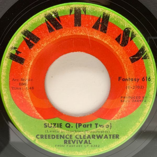 USオリジナル 7インチ CREEDENCE CLEARWATER REVIVAL Suzie Q. ('68 Fantasy) スージーQ 米盤 CCR 45RPM._画像2