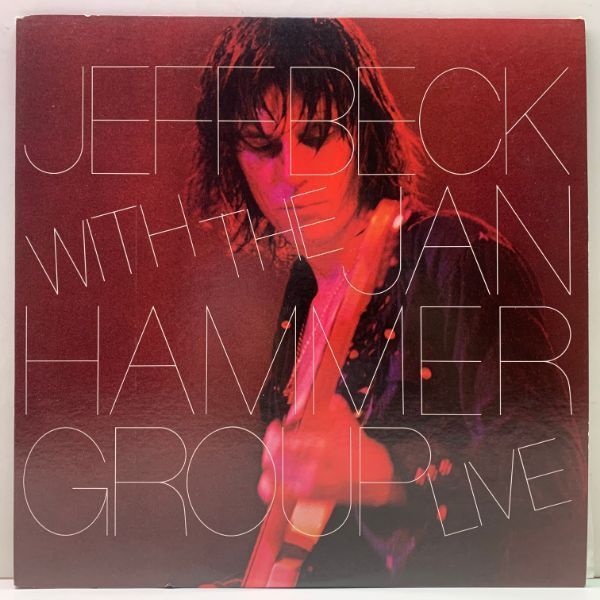【解説冊子付き】美品 JEFF BECK With The JAN HAMMER Group Live ジェフ・ベック／ライヴ・ワイアー JPNプレス LP_画像1