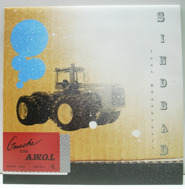 美品!! JAPAN 10インチ SINDBAD FEAT. KTA BRASIL Gauche / A.W.O.L ('04 High Contrast) アフリカン・ブレイクビーツ 45RPM. シンドバッド_画像1