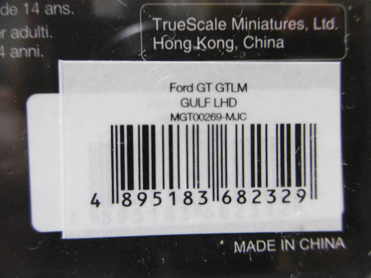 未開封新品 MINI GT 269 mijo Exclusives Ford GT GTLM GULF #6 シークレットの画像6