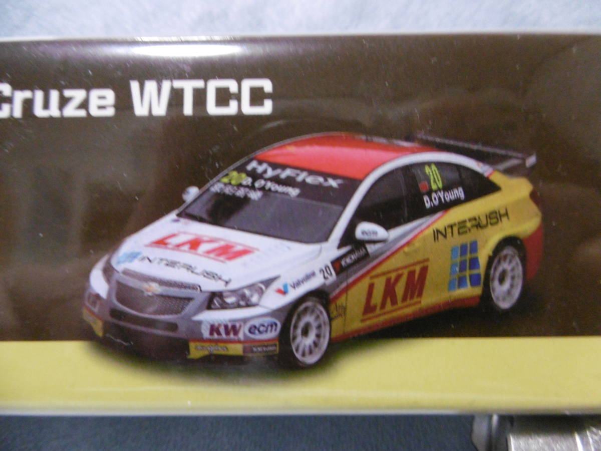 未開封新品 POP RACE 1/64 CHEVROLE CRUZE WTCC #20 FIA WTCC 2012 D.O' Young_画像6