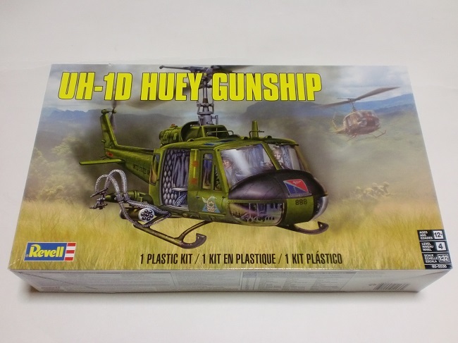 アメリカ レベル 1/32 UH-１D ヒューイ ガンシップ ベトナム アメリカ軍 HUEY GUNSHIP VIETNAM Revell 85-5536 地獄の黙示録 ヘリ騎兵隊 _画像1