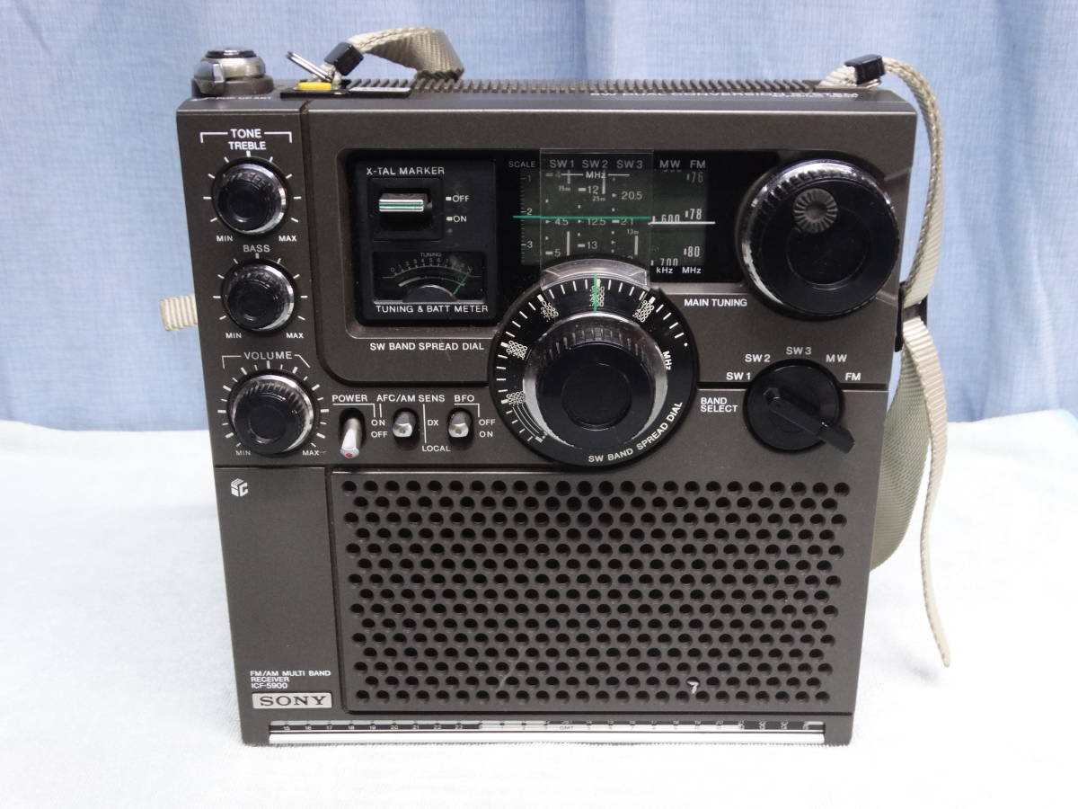 T5753 ソニー/SONY スカイセンサー ICF-5900 AM/FM/SW BCLラジオ
