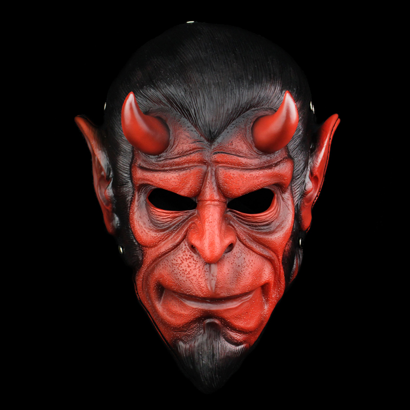 Новая маска косплей маска на Хэллоуин, косплей поставляет Hellboy Hellboy