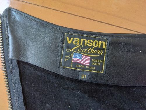 送料込み】Vanson、チャップス capacitacion.bureauveritas.com.ec