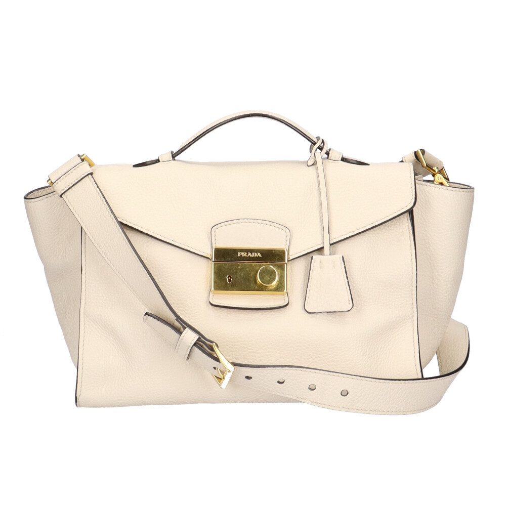 【おトク】 PRADA プラダ 2Wayバッグ 2wayバッグ 牛革 TALCO ホワイト【SH】 中古 ショルダーバッグ 【おトク】 PRADA プラダ 2Wayバッグ 2wayバッグ 牛革 TALCO ホワイト【SH】 中古 ショルダーバッグ