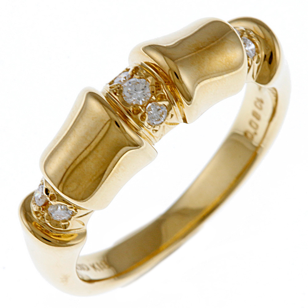最上の品質な 0.08ct ダイヤモンド 指輪 リング K18 ミキモト MIKIMOTO 10号 中古 ゴールド【SH】【BJ】 K18ゴールド 18金 指輪