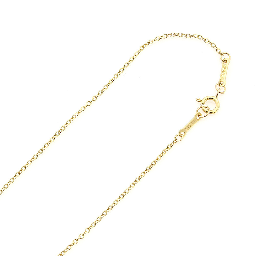 TIFFANY&Co. ティファニー K18 ネックレス ルビー オープンハート 18金
