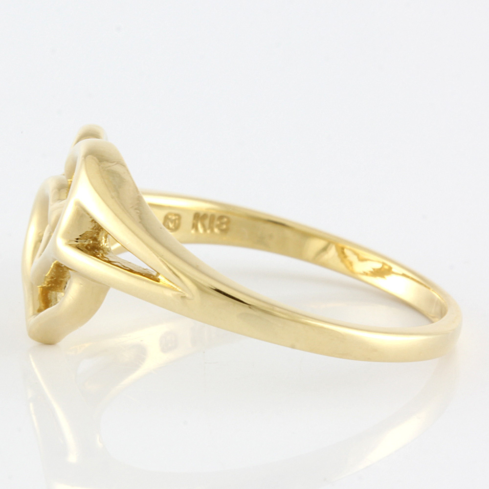 シンプルでおしゃれ ミキモト MIKIMOTO リング 指輪 9号 K18ゴールド
