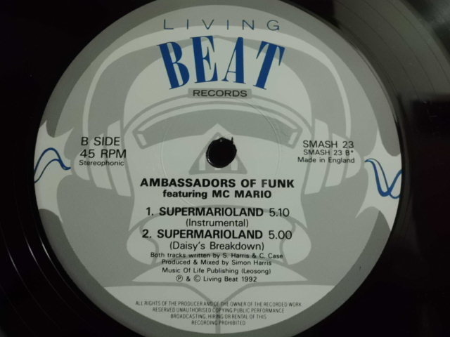UK12' Ambassadors Of Funk Feat.M.C.Mario/Supermarioland　*ジャケ左側抜け有_画像5