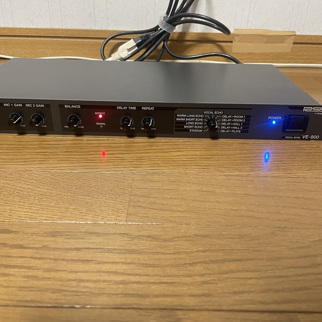 Roland ローランド ボーカルエコー VE-800 通電のみ確認 ジャンク扱い
